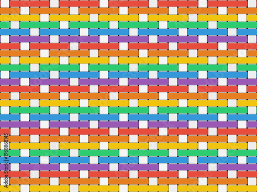 Colorful Textile Weave Abstract Cloth Background Design