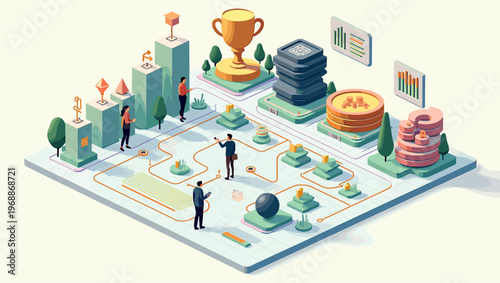 A clean and simple digital illustration background with pastel colors and a modern aesthetic, ideal for website or graphic design use.