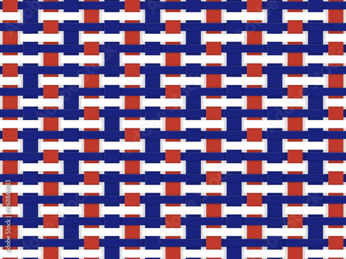 Bold Woven Ribbon Grid Modern Craft Pattern Backdrop