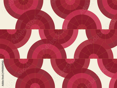 Gatsby Style Decorative Arch Seamless Vintage Design Wallpaper