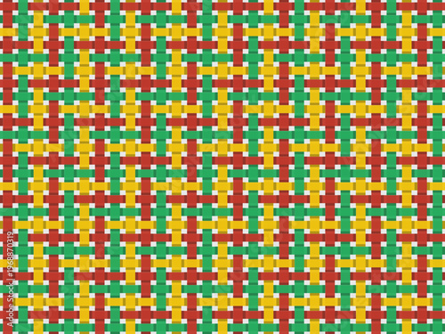 Bold Woven Ribbon Grid Modern Craft Pattern Backdrop