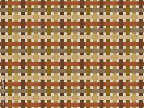 Classic Basket Weave Pattern Natural Fiber Texture Vector