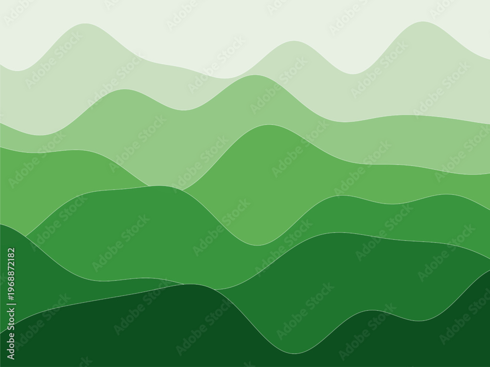 Fototapeta premium Colorful Wave Layers Gradient Background Design