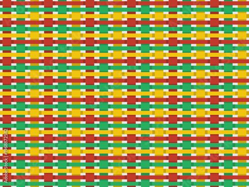 Bold Woven Ribbon Grid Modern Craft Pattern Backdrop