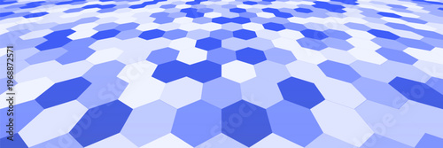 Hexagon Futuristic Geometric Background. Honeycomb Abstract Minimalist Polygon texture backdrop for visualization big data vector
