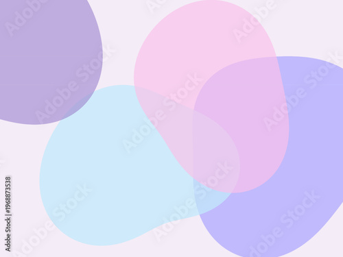 Modern Tech Startup Style Fluid Shapes Vector Wallpaper