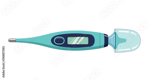 Digital thermometer, medical device, healthcare tool, temperature measurement