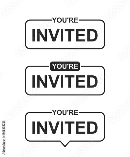 Valokuva You are invited set design