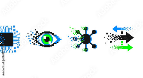 Digital circuit board eye chip.