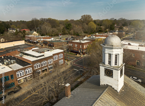 The Old Orange County Courthouse, circa 1844, in downtown Hillsborough North Carolina