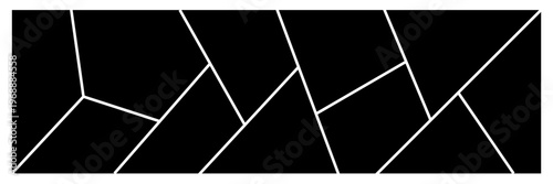 Photo collage template. Mood board grid. Square picture frame. Photography album layout. Vector illustration .EPs 10 .