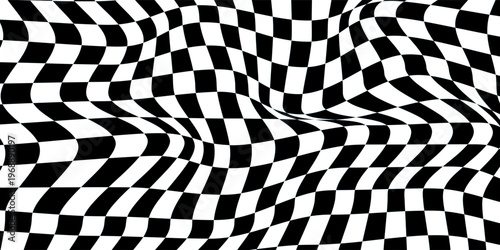 Seamless transparent pattern background. Abstract checkered checkerboard for game. Checkerboard seamless pattern. Grid with geometric square shape, race or rally flag and mosaic floor tile.