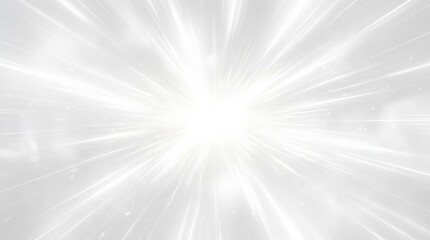 White glowing flash background with brilliant radiant streaks and soft luminous haze, clean high-key abstract atmosphere, photorealistic,no logos
