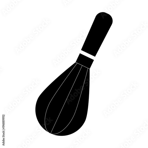 Balloon whisk for mixing and whisking vector icon. Kitchen appliance. Graph symbol for cooking web site design, logo, app
