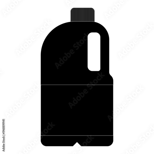 Milk plastic bottle vector icon. Dairy product sign. Graph symbol for cooking web site and apps design, logo, app