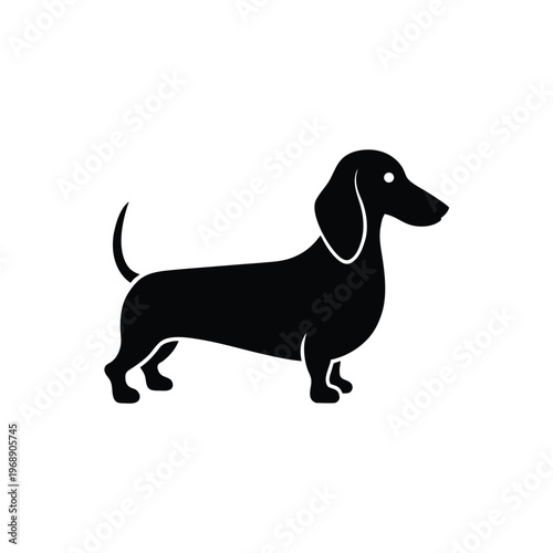 Labrador Silhouette Design For Pet Care And Animal Breeding