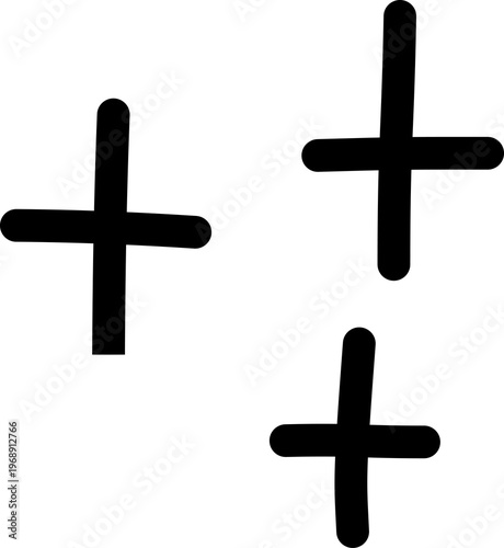 Hand Drawn Plus Add Symbol