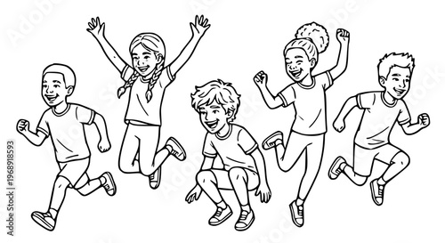 hand drawn vector illustration of people