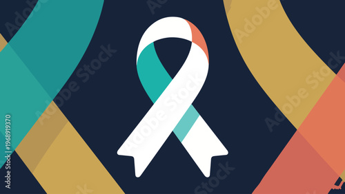 Illustration Of Disease Awareness Ribbon Concept Vector Design Template