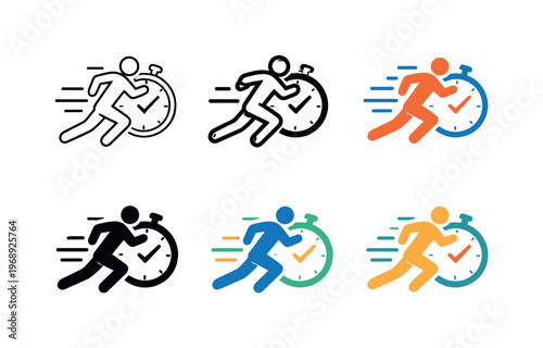 Concept illustrating personal athletic competition expressed through an abstract metaphor that implies self driven training,