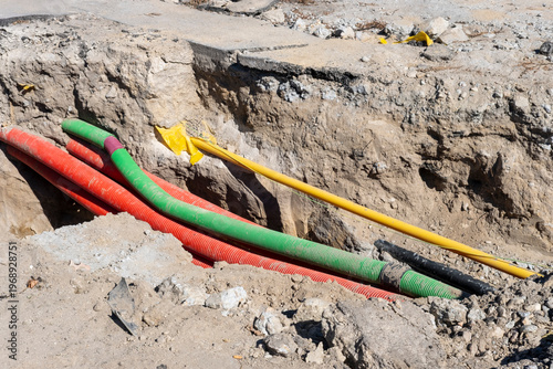 Protective conduit pipes for telecommunication cables The Concept of Urban Development