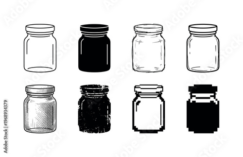 glass spice jar with removable lid for storing dried herbs and seasonings, arranged as a clean  Variant 1: