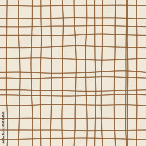 Dense ochre strokes forming a loose woven gauze grid across the surface. Seamless warm ochre hand drawn crosshatch texture. Organic freehand background for regional branding and artisan packaging.