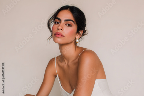 futuristic holographic garden filled with floating plants that glow in mesmerizing light