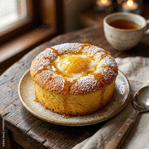 Gyeran-ppang Sweet Style is a variation of the popular Korean street food gyeran-ppang, which is a soft, fluffy bread baked with a whole egg inside. In this sweet version, the bread is slightly sugary