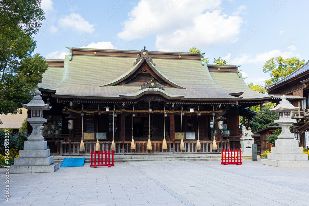 Fototapeta premium 日本の風景・秋 福岡 小倉祇園八坂神社