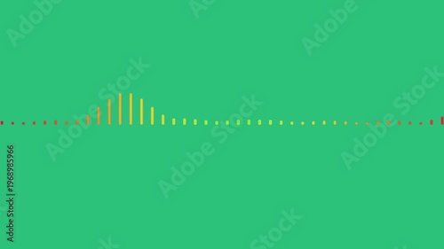 Audio Soundwave Equalizer Animation Displaying Rhythmic Purple Bars