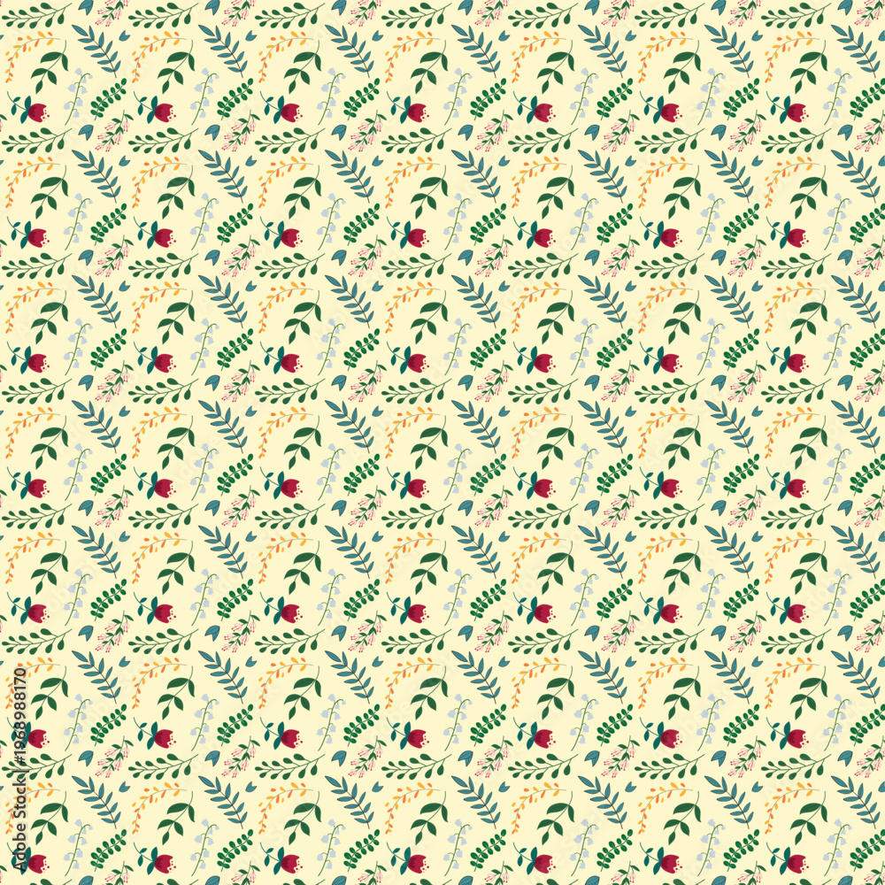 Obraz premium A Bunnies seamless pattern and background design.