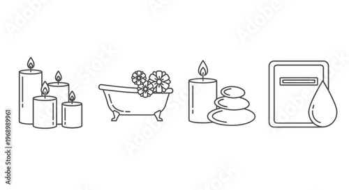 Collection of document icons representing various file management operations like saving, downloading, security, and analysis