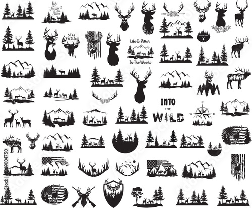 Vector Deer Mega Bundle