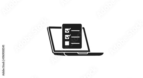 Floppy disk in laptop computer.