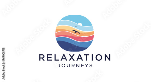 A logo for relaxation journeys travel.