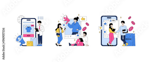 People Sharing Social Media Marketing Strategies