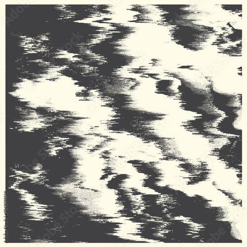 Bilde på lerret Abstract monochrome texture with blurred horizontal lines