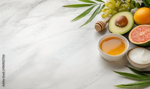 A collection of natural ingredients for healthy recipes.