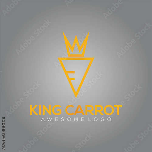 King Carrot icon Silhouette