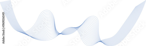 A blue vector illustration featuring a tooth and toothbrush icon with a wave pattern design on a light curved line background element