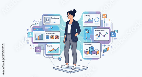 AI Profile Projection Scene