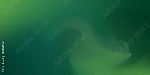 Foto Abstract vector blurred gradient mesh background in green