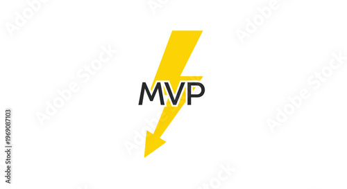 MVP most valuable player award logo.