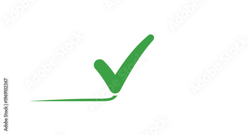 A green checkmark icon on a white background, symbolizing approval and confirmation.