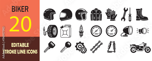 Black solid icons collection for technology and business, set of 28 vector symbols, digital interface and hardware glyphs for web design