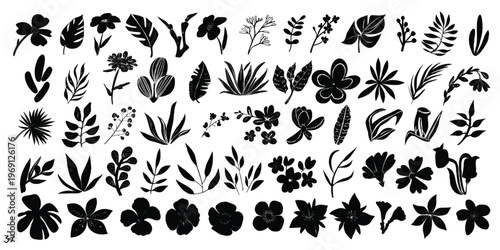 Colorful assortment of playful cartoon-style emoji faces and symbols