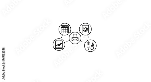 Secure digital ecosystem connecting various business and personal essential services safely