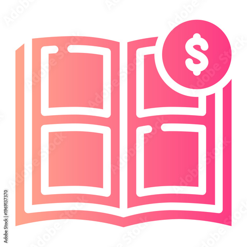 photo album gradient icon