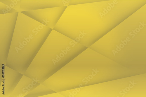 Elegant Yellow Gold Abstract Geometric Background with Shadow